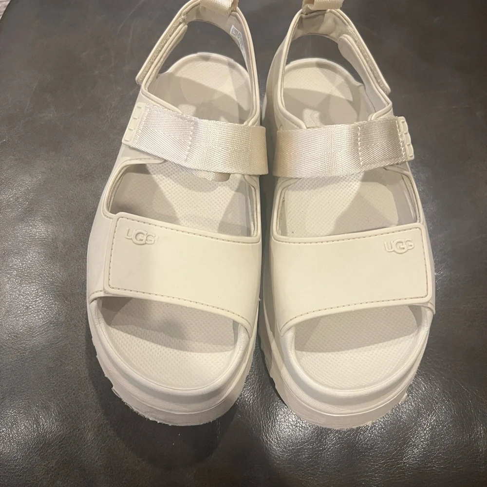 UGG Cream Platform Sport Sandals
